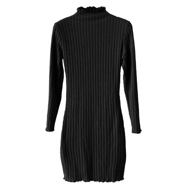 casual dresses 2021 spring winter women knitting cotton dress elastical skinny pollover base vestido de mujer party ws007, Black;gray
casual dresses 2021 spring winter women knitting cotton dress elastical skinny pollover base vestido de mujer party ws007, Black;gray