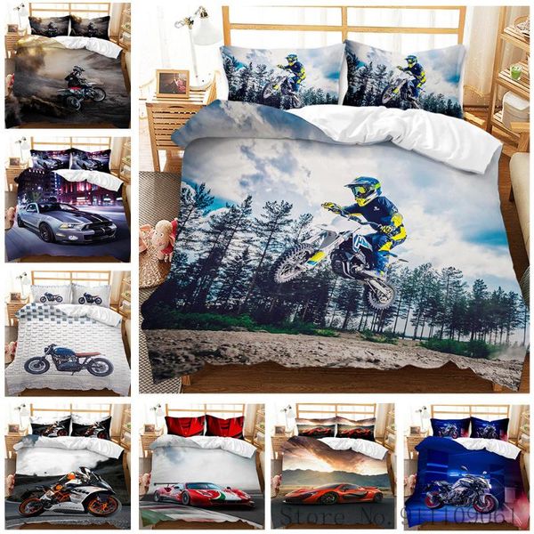 bedding sets cool extreme sports motorcycle 3d print set fashion quilt cover pillowcase and children bedroom decoration 2/3pcs
bedding sets cool extreme sports motorcycle 3d print set fashion quilt cover pillowcase and children bedroom decoration 2/3pcs