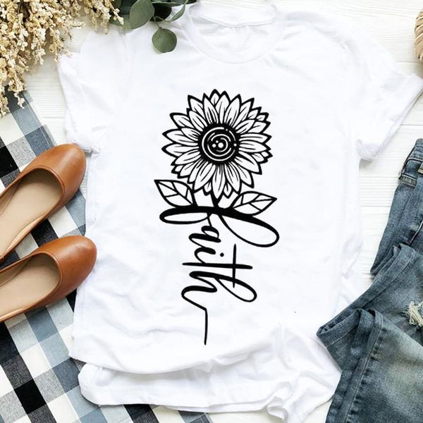 women lady faith faith flower plant fashion 90s clothing print womens clothes shirt t tee for tshirt female graphic t-shirt, White
women lady faith faith flower plant fashion 90s clothing print womens clothes shirt t tee for tshirt female graphic t-shirt, White