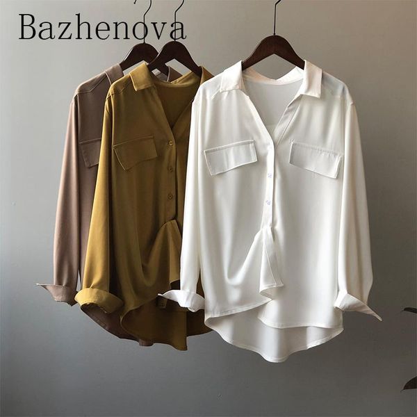 bazhenova women sweet blouse autumn retro shirt women solid color elegant long-sleeved fall shirt girl fresh all-match r823, White
bazhenova women sweet blouse autumn retro shirt women solid color elegant long-sleeved fall shirt girl fresh all-match r823, White
