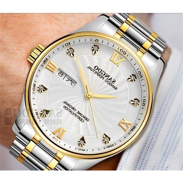 40mm sangdo luxury watches automatic self-wind movement sapphire crystal new fashion men's watch sd39, Slivery;brown
40mm sangdo luxury watches automatic self-wind movement sapphire crystal new fashion men's watch sd39, Slivery;brown