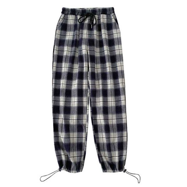 women's plaid harem pants 2021spring harajuku casual streetwear high elastic waist vintage versatile baggy tie feet trouser, Black;white
women's plaid harem pants 2021spring harajuku casual streetwear high elastic waist vintage versatile baggy tie feet trouser, Black;white