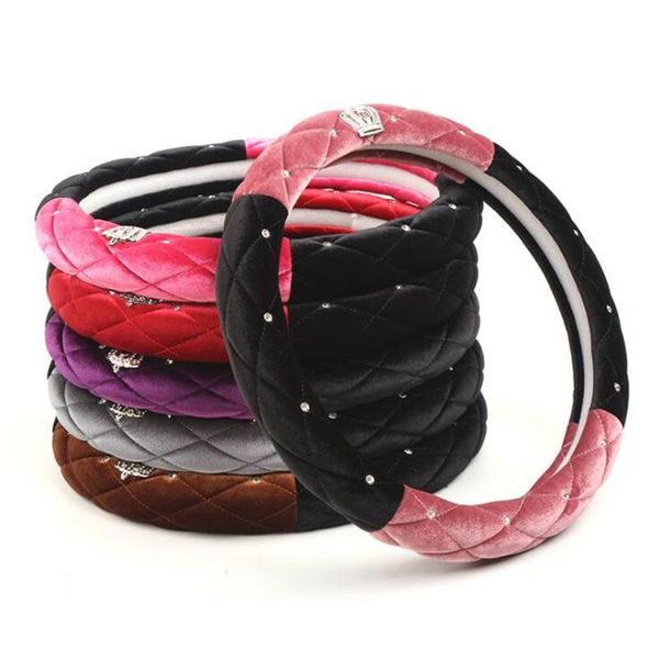 13 color women plush car steering wheel covers diamond auto steering-covers cases for lady girls car accessories
13 color women plush car steering wheel covers diamond auto steering-covers cases for lady girls car accessories