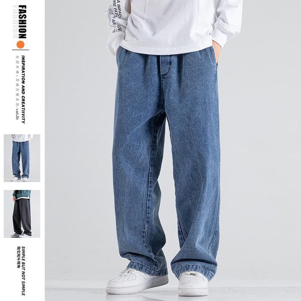 men's jeans 2021 autumn large men's white wall leg mops street fashion straight, Blue
men's jeans 2021 autumn large men's white wall leg mops street fashion straight, Blue