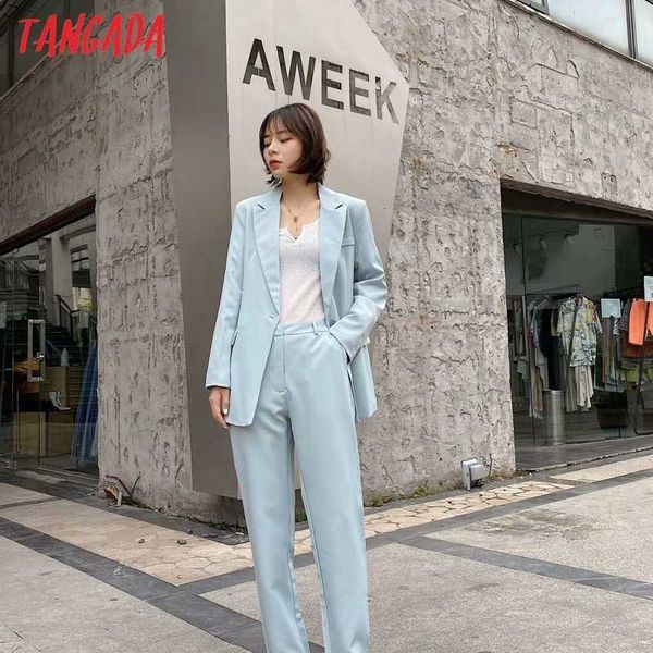 tangada women candy color blazer female long sleeve 2021 autumn office lady blazer formal suits da79 cx200819, White;black
tangada women candy color blazer female long sleeve 2021 autumn office lady blazer formal suits da79 cx200819, White;black
