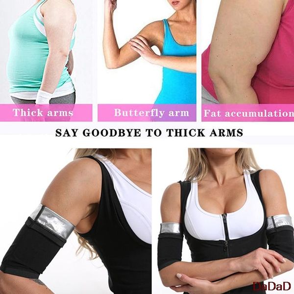 elbow & knee pads 2pc sweat sauna arm sleeves body shaper slim arms thermo fat burner slimming trainer sleeve for gym fitness workout, Black;gray
elbow & knee pads 2pc sweat sauna arm sleeves body shaper slim arms thermo fat burner slimming trainer sleeve for gym fitness workout, Black;gray