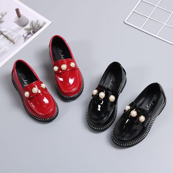 girls'leather shoes, korean pearl princess shoes, british style tsutsu middle aged students perform shoes single shoes, Black;grey
girls'leather shoes, korean pearl princess shoes, british style tsutsu middle aged students perform shoes single shoes, Black;grey
