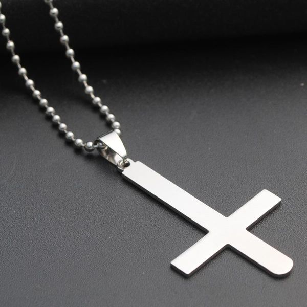 pendant necklaces 30pc stainless steel handstand reverse cross blessing necklace simple religion christian jesus faith lucky jewelry, Silver
pendant necklaces 30pc stainless steel handstand reverse cross blessing necklace simple religion christian jesus faith lucky jewelry, Silver