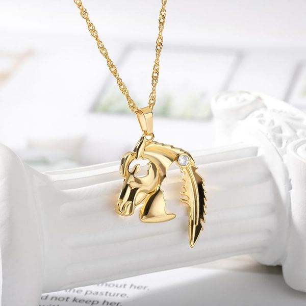 fashion horse head pendant necklace for women charm animal stainless steel gold chain mane equine equestrian jewelry gift bff, Silver
fashion horse head pendant necklace for women charm animal stainless steel gold chain mane equine equestrian jewelry gift bff, Silver