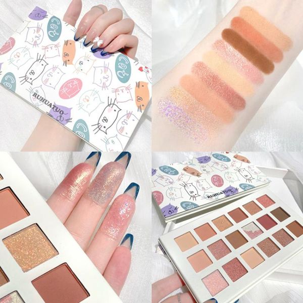 eye shadow 18-color eyeshadow palette pearly glitter earth color long lasting beauty makeup cosmetics maquillaje
eye shadow 18-color eyeshadow palette pearly glitter earth color long lasting beauty makeup cosmetics maquillaje