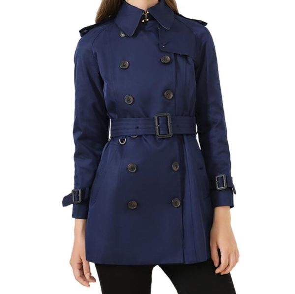 women's trench coats s-6xl / spring women fashion personalized customization large size mid-length double-breasted short coat, Tan;black
women's trench coats s-6xl / spring women fashion personalized customization large size mid-length double-breasted short coat, Tan;black