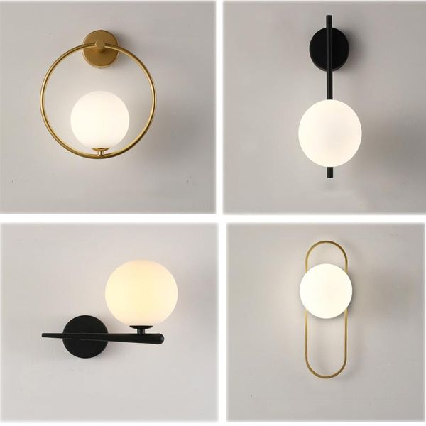 wall lamps nordic glass ball lamp modern living room bedroom bedside designer simple model restaurant lights fixtures
wall lamps nordic glass ball lamp modern living room bedroom bedside designer simple model restaurant lights fixtures