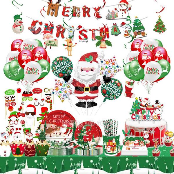 disposable dinnerware christmas decorations 2021 party tableware balloons plate napkins po props cake navidad santa claus postcard
disposable dinnerware christmas decorations 2021 party tableware balloons plate napkins po props cake navidad santa claus postcard