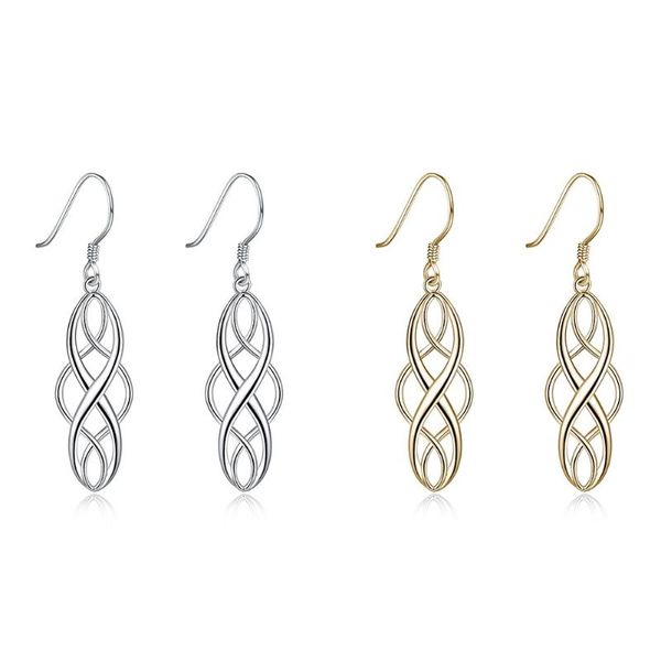 hoop & huggie electroplated simple twist geometric design earhook sterling silver earrings, Golden;silver
hoop & huggie electroplated simple twist geometric design earhook sterling silver earrings, Golden;silver
