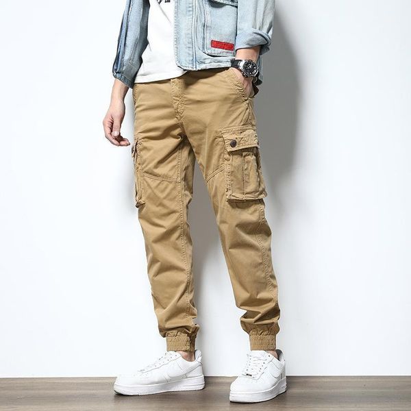 men's pants japanese vintage fashion men joggers loose fit multi pockets casual cargo overalls streetwear hip hop harem trousers, Black
men's pants japanese vintage fashion men joggers loose fit multi pockets casual cargo overalls streetwear hip hop harem trousers, Black