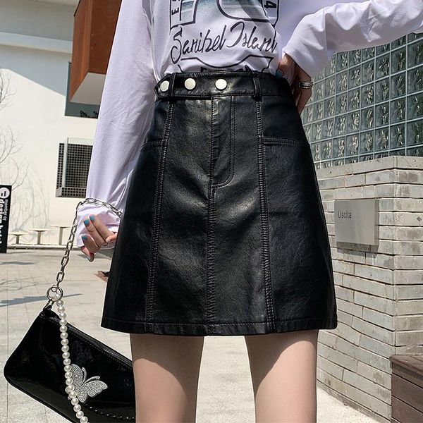 skirts high waist small leather skirt women's a-line pleated large 2021 anti light half length short 3xl 4xl 5xl, Black
skirts high waist small leather skirt women's a-line pleated large 2021 anti light half length short 3xl 4xl 5xl, Black