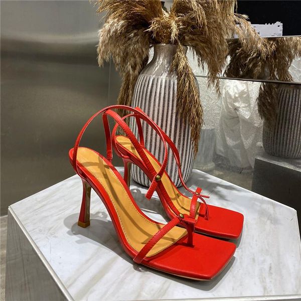 sandals summer ladies stiletto with thin straps combination fashionable metal buckle decorative high-heeled, Black
sandals summer ladies stiletto with thin straps combination fashionable metal buckle decorative high-heeled, Black