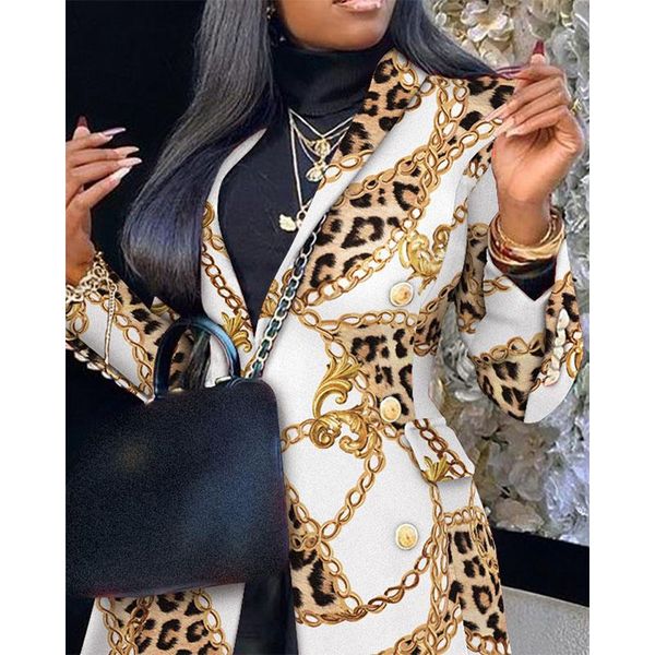 women's suits & blazers 2021 autumn and winter print blazer women jacket casual office elegant long sleeve fashion streetwear vintage p, White;black
women's suits & blazers 2021 autumn and winter print blazer women jacket casual office elegant long sleeve fashion streetwear vintage p, White;black
