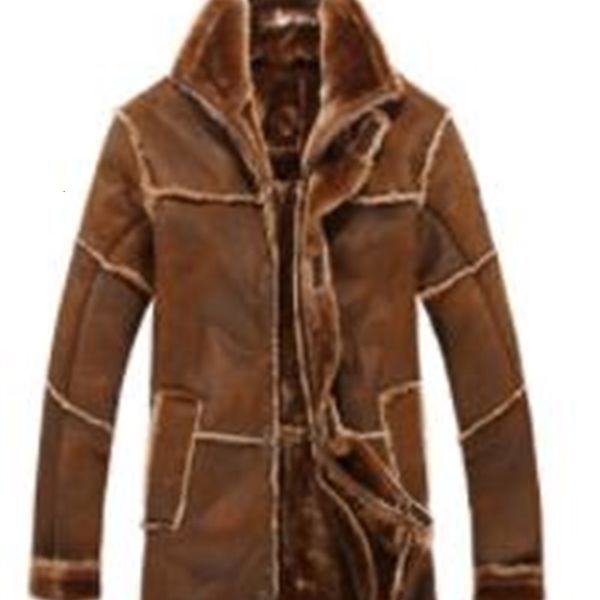 mens fur winter coat male faux leather jacket long warm outwear homme thickening pilot style, Black
mens fur winter coat male faux leather jacket long warm outwear homme thickening pilot style, Black