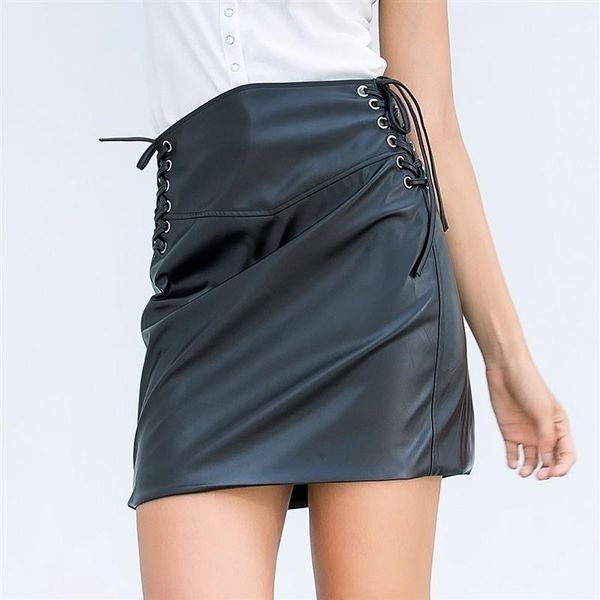 skirts 2021 women faux leather skirt high waist side lace up female elegant sheath mini casual ladies work office ol, Black
skirts 2021 women faux leather skirt high waist side lace up female elegant sheath mini casual ladies work office ol, Black