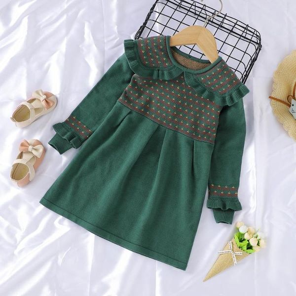 girl's dresses fashion autumn baby girls dress winter warm knitted infant princess birthday party knitwear full sleeve children costume, Red;yellow
girl's dresses fashion autumn baby girls dress winter warm knitted infant princess birthday party knitwear full sleeve children costume, Red;yellow