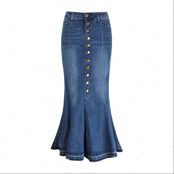 high waist women spring autumn denim skirt female long trumpet jean femme plus size 8xl 9xl ruffle mermaid jeans skirts, Black
high waist women spring autumn denim skirt female long trumpet jean femme plus size 8xl 9xl ruffle mermaid jeans skirts, Black
