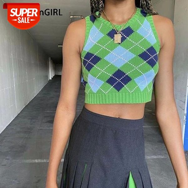 heyoungirl argyle y2k sweat crop vest sweater autumn sleeveless plaid tank sweaters preppy style fashion knitted jumper 2020 #6h16, White
heyoungirl argyle y2k sweat crop vest sweater autumn sleeveless plaid tank sweaters preppy style fashion knitted jumper 2020 #6h16, White