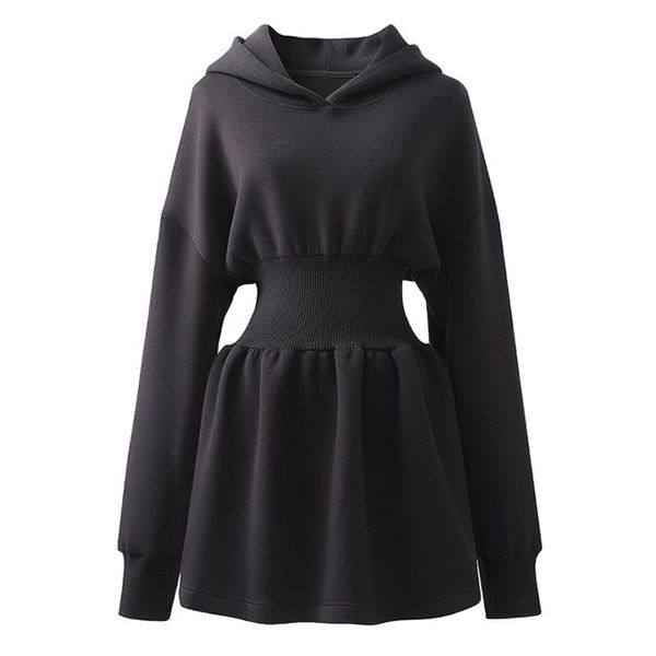 women casual dress long hooded dress streetwear women long sleeve goth gothic punk retro vintage swing party dresses, Black;gray
women casual dress long hooded dress streetwear women long sleeve goth gothic punk retro vintage swing party dresses, Black;gray