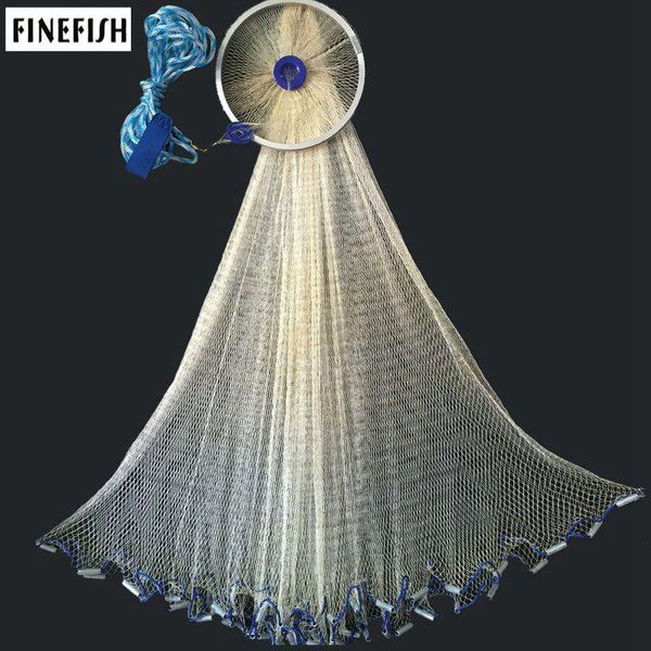 finefish hand throw fishing nets with ring usa cast net strong nylon line small mesh iron sinker catch fish net hunting network
finefish hand throw fishing nets with ring usa cast net strong nylon line small mesh iron sinker catch fish net hunting network
