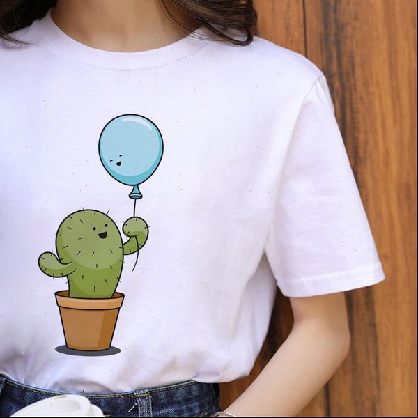 harajuku cactus small fresh t shirt women ullzang fashion graphic t shirt korean style tshirt cartoon tee, White
harajuku cactus small fresh t shirt women ullzang fashion graphic t shirt korean style tshirt cartoon tee, White