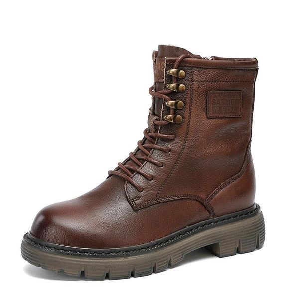 boots ummewalo thick heel women round toe winter medium genuine leather ladies, Black
boots ummewalo thick heel women round toe winter medium genuine leather ladies, Black