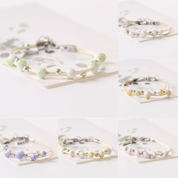 charm bracelets cute beaded diy handmade ceramic bead bracelet vintage lace weave charms women girl travel friend gift, Golden;silver
charm bracelets cute beaded diy handmade ceramic bead bracelet vintage lace weave charms women girl travel friend gift, Golden;silver