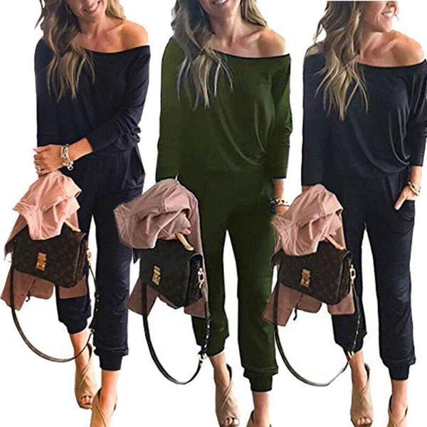 gym clothing women lady solid off shoulder long sleeve bodycon jumpsuit rompers clubwear, White;black
gym clothing women lady solid off shoulder long sleeve bodycon jumpsuit rompers clubwear, White;black