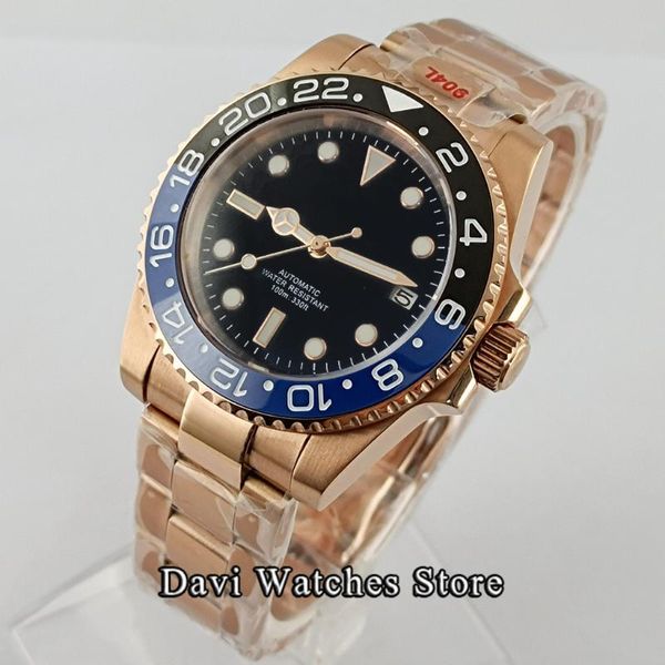 wristwatches rose gold 40mm luxury sapphire crystal mens watches nh35 automatic mechanical ceramic bezel luminous wristwatch, Slivery;brown
wristwatches rose gold 40mm luxury sapphire crystal mens watches nh35 automatic mechanical ceramic bezel luminous wristwatch, Slivery;brown