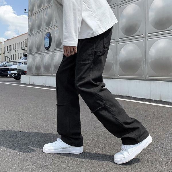 men's jeans loose straight men black white color plus size 3xl 4xl 5xl fashion autumn spring, Blue
men's jeans loose straight men black white color plus size 3xl 4xl 5xl fashion autumn spring, Blue