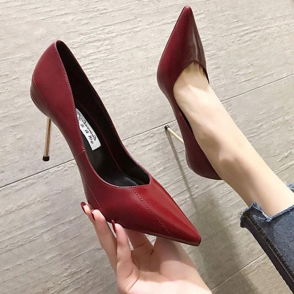 dress shoes mghy pumps 34-40 size, 8cm heel, european high heels ladies stiletto with soft leather pointed women's 013, Black
dress shoes mghy pumps 34-40 size, 8cm heel, european high heels ladies stiletto with soft leather pointed women's 013, Black