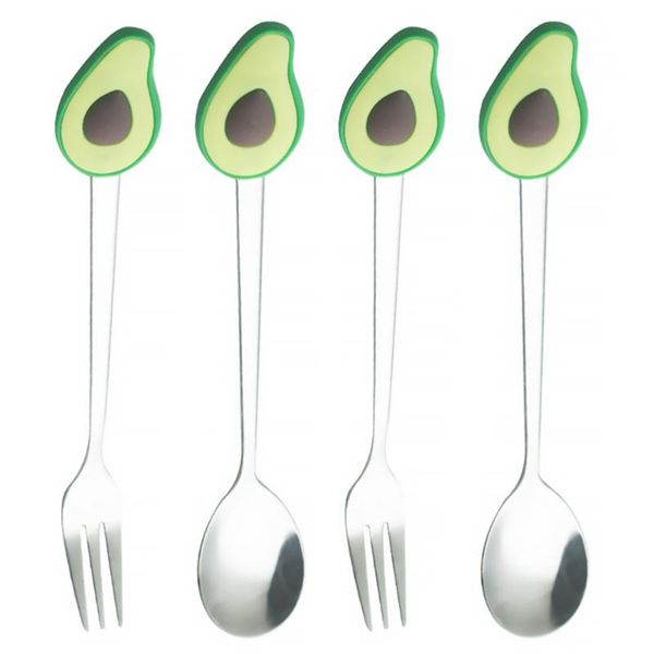 forks 4pcs creative fruit shaped tableware stainless steel fork spoon eating tools
forks 4pcs creative fruit shaped tableware stainless steel fork spoon eating tools