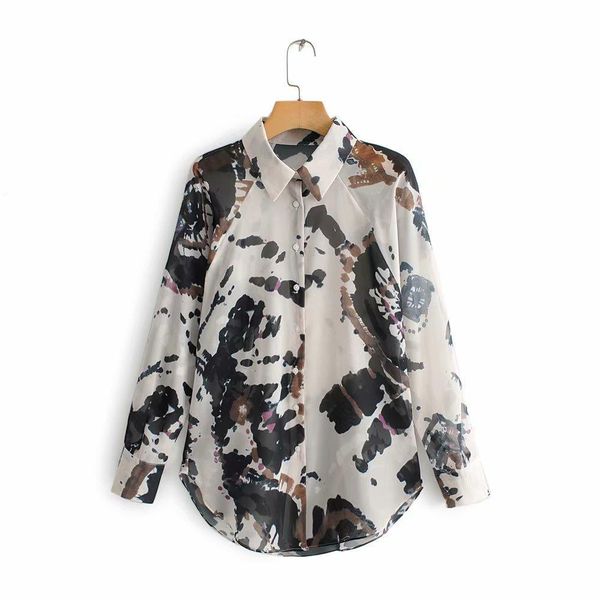 2021 women vintage ink painting printing casual regular shirt blouses women long sleeve perspective chic blusas ls3980, White
2021 women vintage ink painting printing casual regular shirt blouses women long sleeve perspective chic blusas ls3980, White