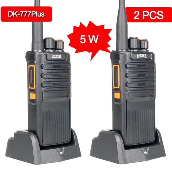 walkie talkie 2 pcs/set original dk 777plus 5w 16ch uhf 400-470mhz walkie-talkie two-way radio transceiver amateur
walkie talkie 2 pcs/set original dk 777plus 5w 16ch uhf 400-470mhz walkie-talkie two-way radio transceiver amateur