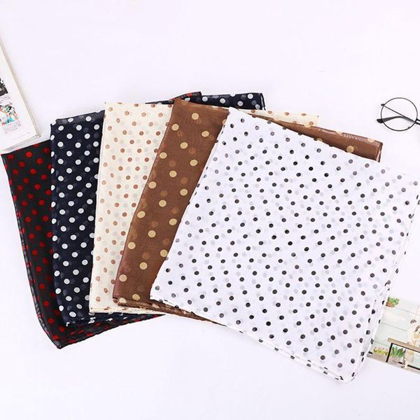 scarves 70x70cm women chiffon square scarf classic polka dot neckerchief handkerchiefs, Blue;gray
scarves 70x70cm women chiffon square scarf classic polka dot neckerchief handkerchiefs, Blue;gray