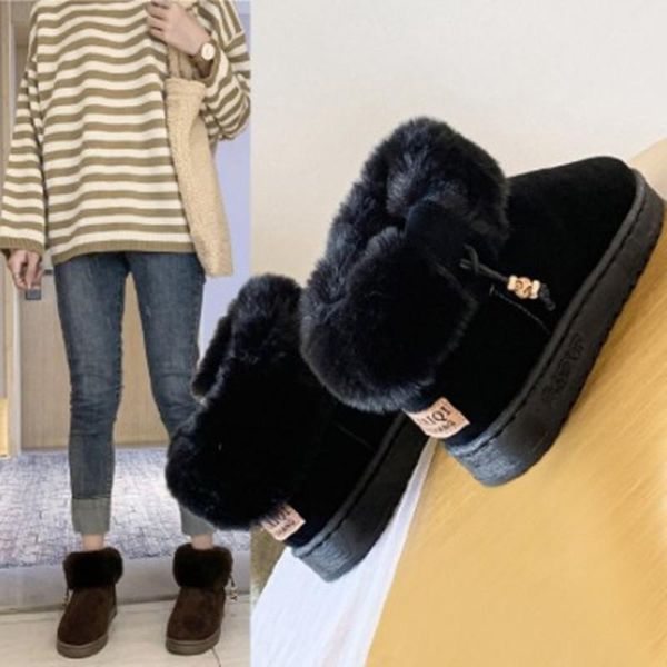 boots autumn and winter snow 2021 suede beads pendants short tube with wool korean thickened plush cotton shoes1, Black
boots autumn and winter snow 2021 suede beads pendants short tube with wool korean thickened plush cotton shoes1, Black