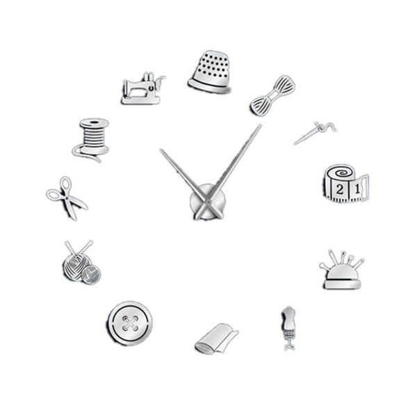 tailor shop decorative diy large wall clock for living room vintage sewing machine tools mirror giant clock wall sticker 47inch
tailor shop decorative diy large wall clock for living room vintage sewing machine tools mirror giant clock wall sticker 47inch
