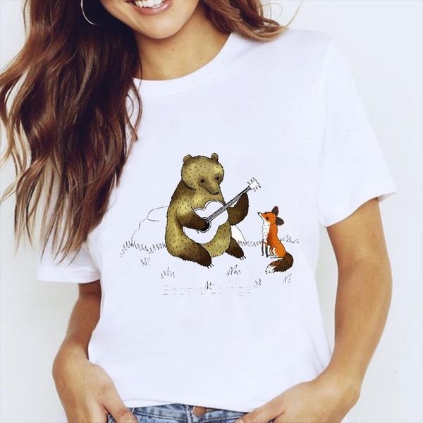 graphic fox animal harajuku style womens cartoon 90s clothes clothing tees print female t shirt, White
graphic fox animal harajuku style womens cartoon 90s clothes clothing tees print female t shirt, White