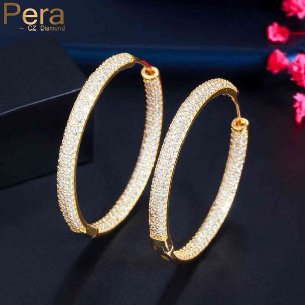 pera luxury yellow gold large round shape cz zircon loop hoop earrings for women rock party jewelry gift boucles d'oreilles e693, Golden
pera luxury yellow gold large round shape cz zircon loop hoop earrings for women rock party jewelry gift boucles d'oreilles e693, Golden