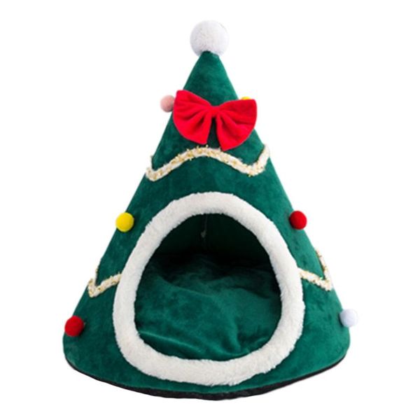 cat bed cat tent house christmas tree house bed comfortable soft semi-closed triple-cornered pet tent
cat bed cat tent house christmas tree house bed comfortable soft semi-closed triple-cornered pet tent