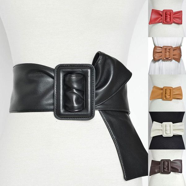 belts wide women belt big bow cummerbund solid color female waist dress coat sweater decorative waistbands, Black;brown
belts wide women belt big bow cummerbund solid color female waist dress coat sweater decorative waistbands, Black;brown