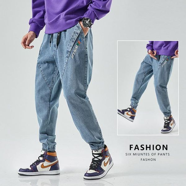 men's jeans loose embroidered spring and autumn stretch casual overalls trend large size non-fading harlan trousers male, Blue
men's jeans loose embroidered spring and autumn stretch casual overalls trend large size non-fading harlan trousers male, Blue