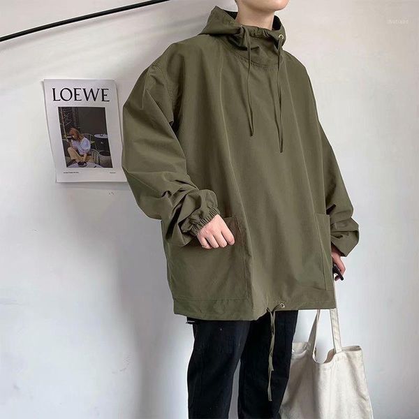men's jackets 2021 autumn solid color thin jacket mens fashion clothes trends male drawstring japanese casual hooded coat men clothing, Black;brown
men's jackets 2021 autumn solid color thin jacket mens fashion clothes trends male drawstring japanese casual hooded coat men clothing, Black;brown