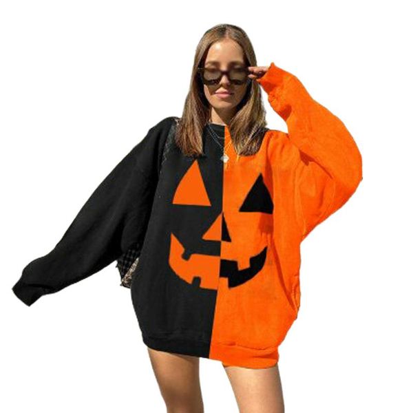 women's hoodies & sweatshirts women halloween loose style pullover,ladies fashion black orange printed pattern long sleeve for autumn
women's hoodies & sweatshirts women halloween loose style pullover,ladies fashion black orange printed pattern long sleeve for autumn