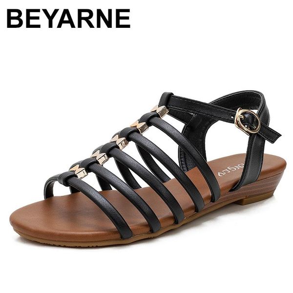 sandals beyarne arrival 2021 flat shoes for women female beach comfortable open toe bohemia roman mother, Black
sandals beyarne arrival 2021 flat shoes for women female beach comfortable open toe bohemia roman mother, Black